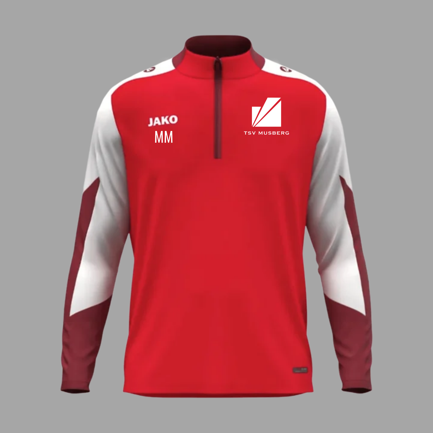 JAKO Dynamic Zip Sweatshirt Rot