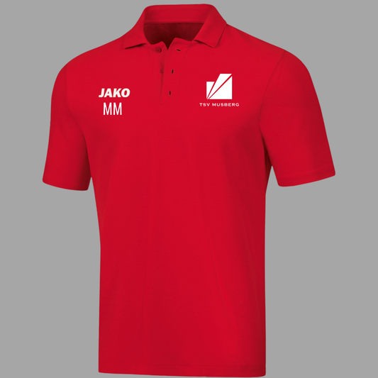 JAKO Base Poloshirt Rot