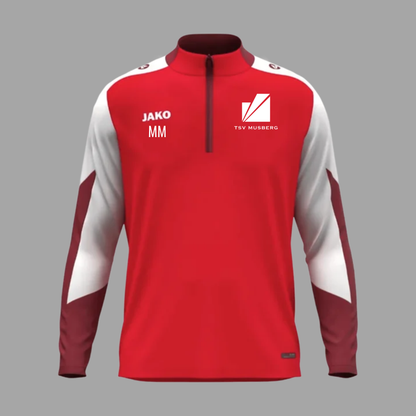 JAKO Dynamic Zip Sweatshirt Rot